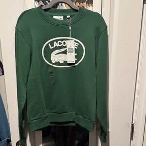 Lacoste Dark Green Crewneck Sweatshirt